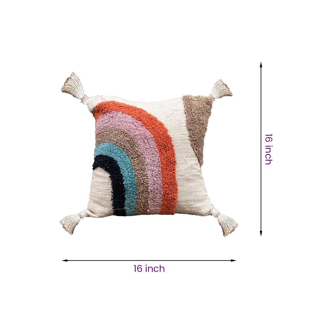 8a5a1e-8b.myshopify.com Handmade Cotton Tufted Cushion-Decorative Pillow For Sofa, Bed Or Lounge 16x16 inch | FCU0023