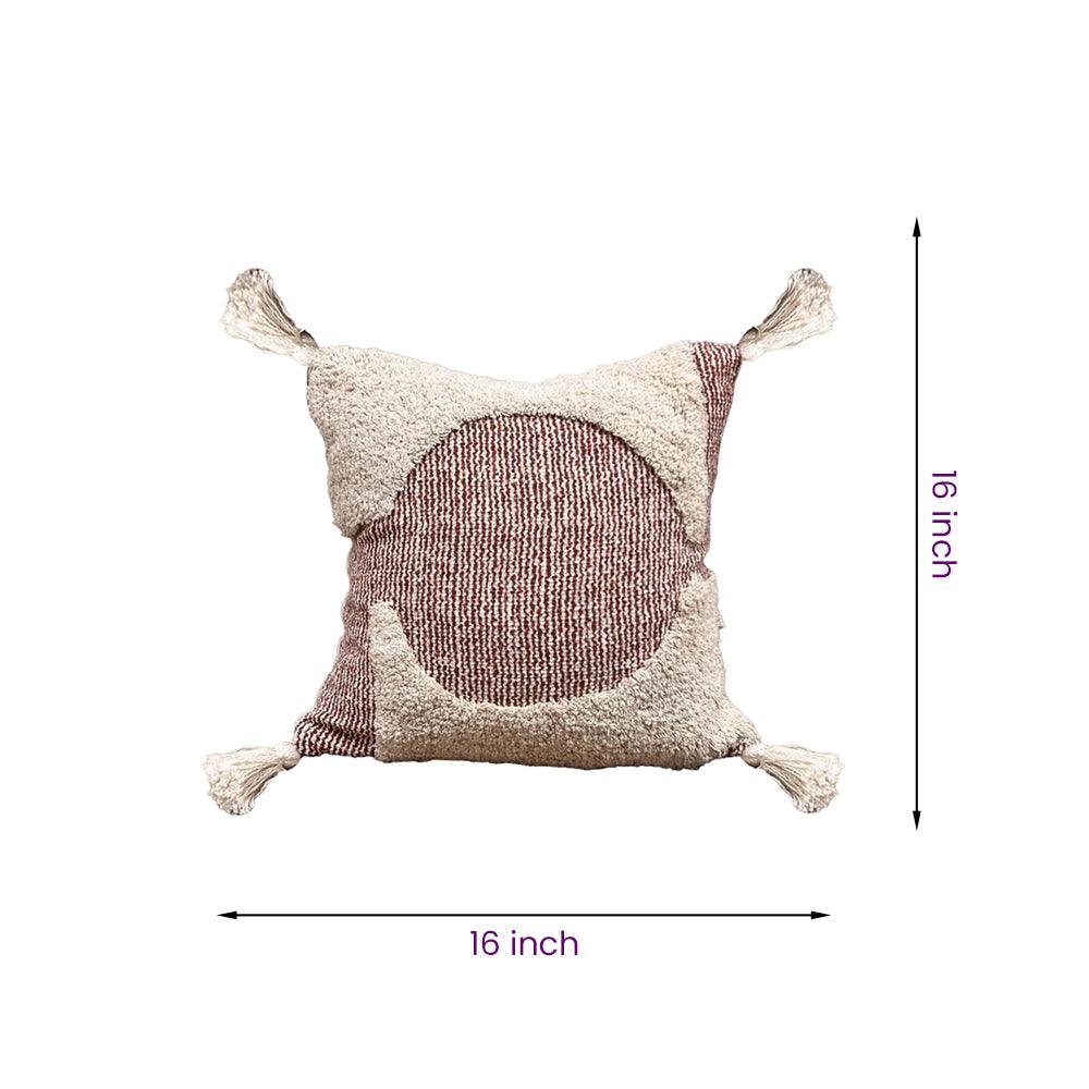 8a5a1e-8b.myshopify.com Handmade Cotton Tufted Cushion-Decorative Pillow For Sofa, Bed Or Lounge 16x16 inch | FCU0026