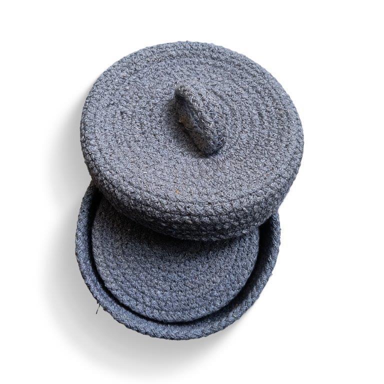 8a5a1e-8b.myshopify.com Water Hyacinth Placemats Set of 6 Jute Table Mats Farmhouse Boho Style 6x6 Inch | FPMG001