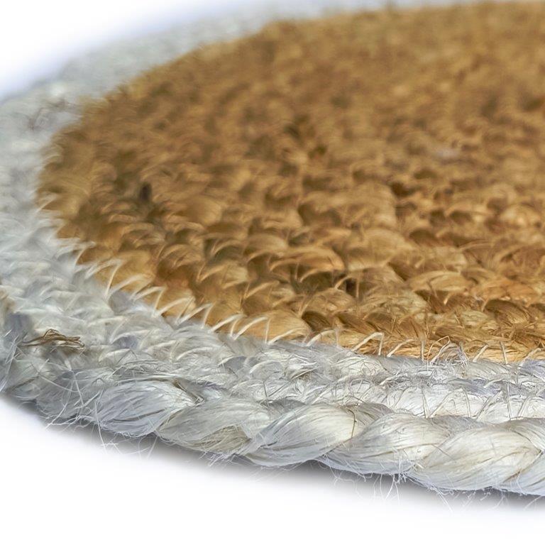8a5a1e-8b.myshopify.com Water Hyacinth Placemat Set of 6 Jute Plate Mats NonSlip Boho Braided 12x12 Inch | FPMP004