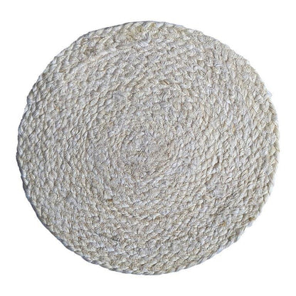 8a5a1e-8b.myshopify.com Water Hyacinth Placemat Set of 6 Jute Plate Mats NonSlip Boho Braided 12x12 Inch | FPMP002