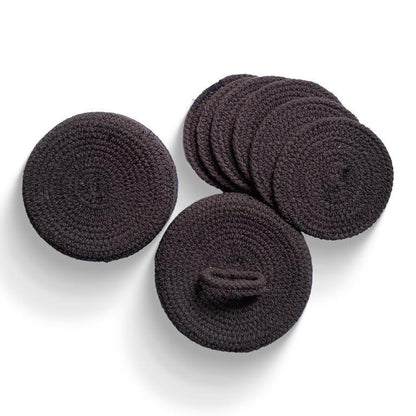 8a5a1e-8b.myshopify.com Water Hyacinth Placemats Set of 6 Jute Table Mats Farmhouse Boho Style 6x6 Inch | FPMG004