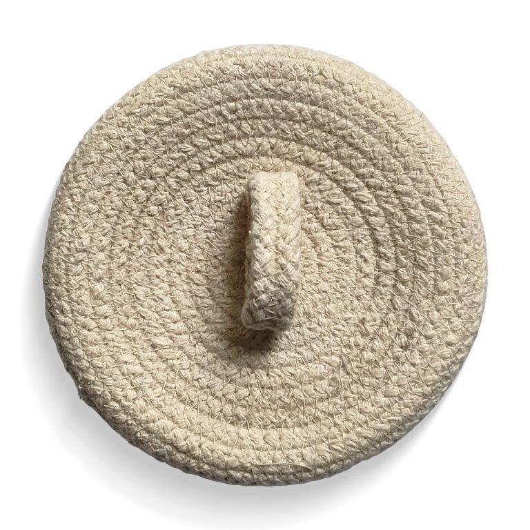 8a5a1e-8b.myshopify.com Water Hyacinth Placemats Set of 6 Jute Table Mats Farmhouse Boho Style 6x6 Inch | FPMG003