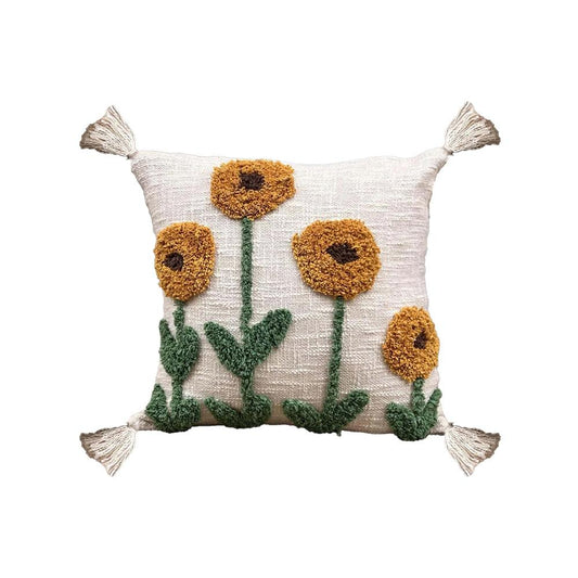 8a5a1e-8b.myshopify.com Handmade Cotton Tufted Cushion-Decorative Pillow For Sofa,Bed Or Lounge 16x16 inch | FCU0001