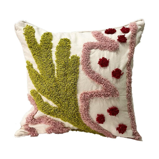 8a5a1e-8b.myshopify.com Handmade Cotton Tufted Cushion-Decorative Pillow For Sofa,Bed Or Lounge 16x16 inch | FCU0003