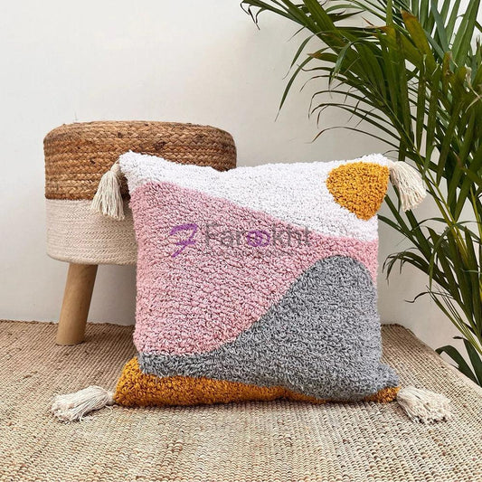 8a5a1e-8b.myshopify.com Handmade Cotton Tufted Cushion-Decorative Pillow For Sofa,Bed Or Lounge 16x16 inch | FCU0002