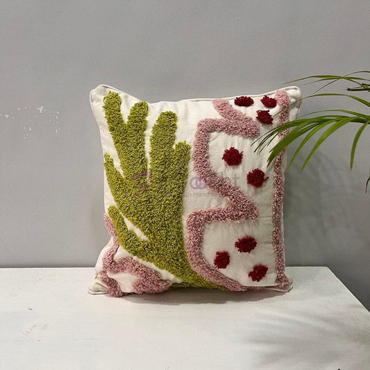 8a5a1e-8b.myshopify.com Handmade Cotton Tufted Cushion-Decorative Pillow For Sofa,Bed Or Lounge 16x16 inch | FCU0003