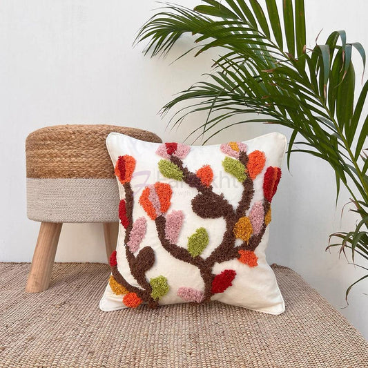 8a5a1e-8b.myshopify.com Handmade Cotton Tufted Cushion-Decorative Pillow For Sofa, Bed Or Lounge 16x16 inch | FCU0007
