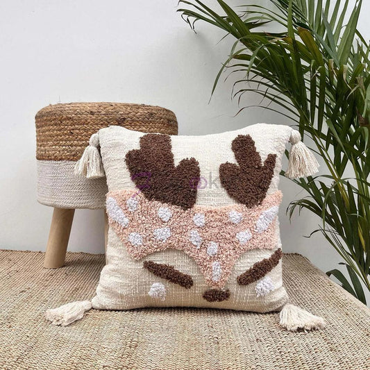 8a5a1e-8b.myshopify.com Handmade Cotton Tufted Cushion-Decorative Pillow For Sofa, Bed Or Lounge 16x16 inch | FCU0021