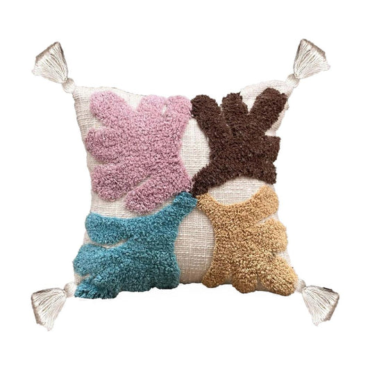 8a5a1e-8b.myshopify.com Handmade Cotton Tufted Cushion-Decorative Pillow For Sofa, Bed Or Lounge 16x16 inch | FCU0027