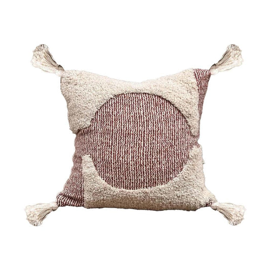 8a5a1e-8b.myshopify.com Handmade Cotton Tufted Cushion-Decorative Pillow For Sofa, Bed Or Lounge 16x16 inch | FCU0026