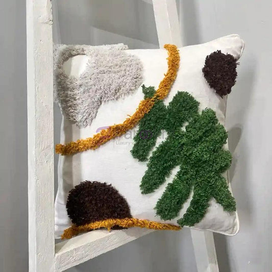 8a5a1e-8b.myshopify.com Handmade Cotton Tufted Cushion-Decorative Pillow For Sofa, Bed Or Lounge 16x16 inch | FCU0030