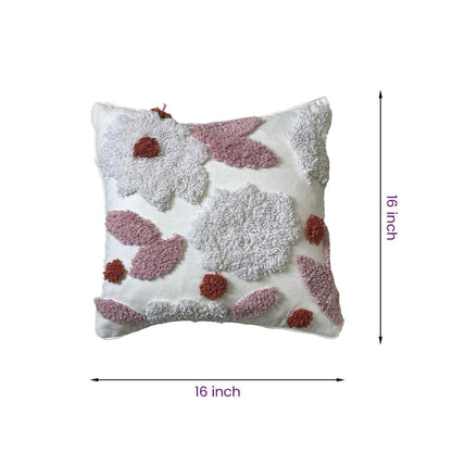 8a5a1e-8b.myshopify.com Handmade Cotton Tufted Cushion-Decorative Pillow For Sofa, Bed Or Lounge 16x16 inch | FCU0028