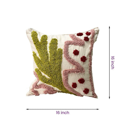 8a5a1e-8b.myshopify.com Handmade Cotton Tufted Cushion-Decorative Pillow For Sofa,Bed Or Lounge 16x16 inch | FCU0003