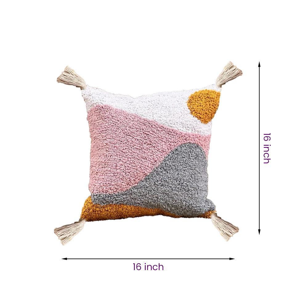 8a5a1e-8b.myshopify.com Handmade Cotton Tufted Cushion-Decorative Pillow For Sofa,Bed Or Lounge 16x16 inch | FCU0002