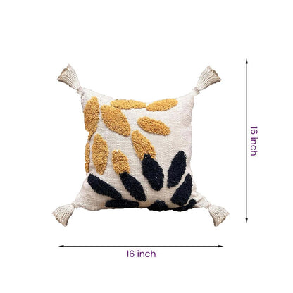 8a5a1e-8b.myshopify.com Handmade Cotton Tufted Cushion-Decorative Pillow For Sofa, Bed Or Lounge 16x16 inch | FCU0025